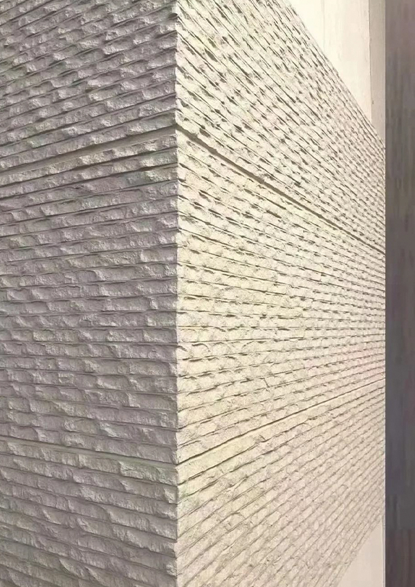 Grof gestructureerd flexibel zacht stenen wandpaneel